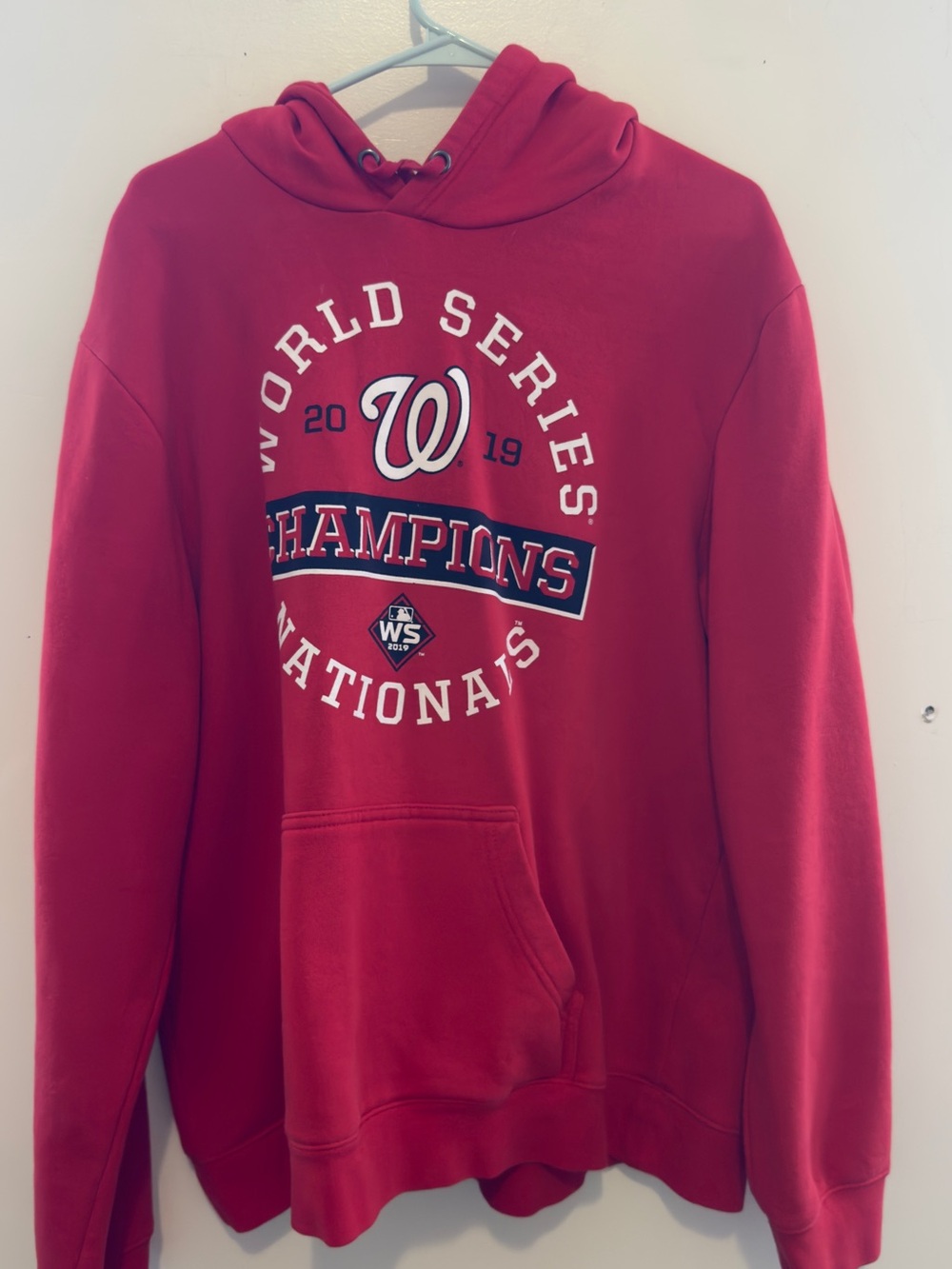 Red World Series Champions Hoodie